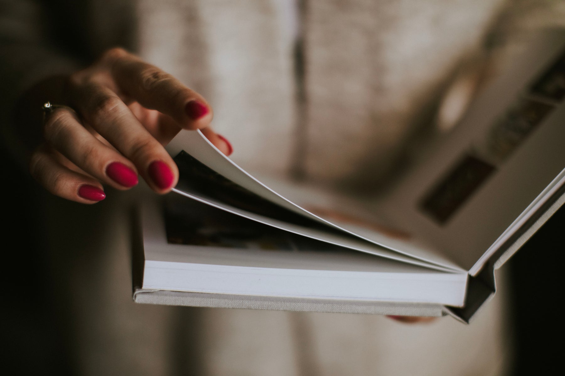 An Everyday Book lying open, one spread running flat across the spine