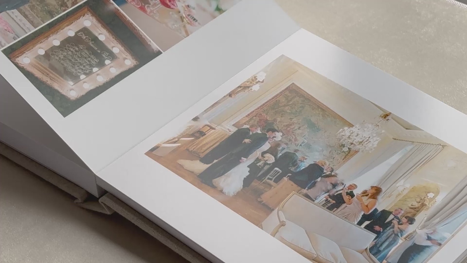 Color photographs printed in an album on Luster paper